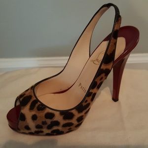 Christian Louboutin Peep Toe Heels